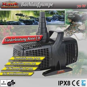 Bachlauf- und Wasserfallpumpe 70 W