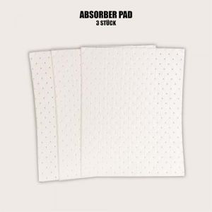 Absorber Pad 3 St. absorbierende Matte (40 x 50 x 0,5 cm)