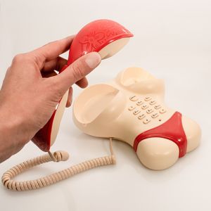 Dekotelefon Model Frauen