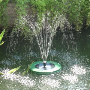 Solarspringbrunnenpumpe (Scheibenform), grn (B-Ware)