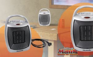 Mauk Keramikheizer Mini 1500 W tragbar