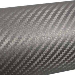 Carbonfolie, silber, 1,52 m x 3,0 m  (B Ware)