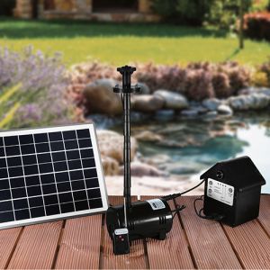 Solar Teichpumpen Set 10 Watt mit bis zu 130cm Fontainenhhe