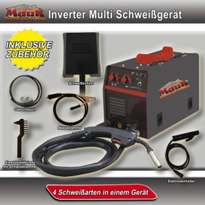 Mauk Inverter und Schutzgas Schweigert 4 in 1 MIG MAG MMA IGT 