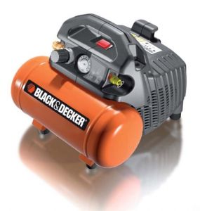 Black & Decker Kompressor mit 6 Liter Tank lfrei - BD 55/6 (B-W