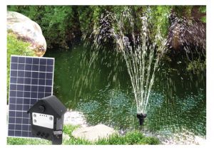 Solar Teichpumpen Set 10 Watt mit bis zu 130cm Fontainenhhe (B-