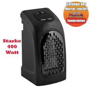 MAUK Handy Heater 400W Steckdosenheizung Heizgeblse fr Rume b