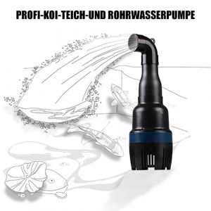 MAUK Profi Koi Teich- und Rohrwasser- Pumpe  CEF-22000 l/h 95W