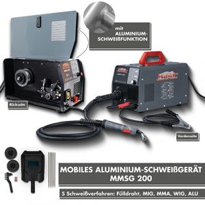 MAUK Multischweigert MMSG 200 mit EU Stecker (Aluminium Schwei