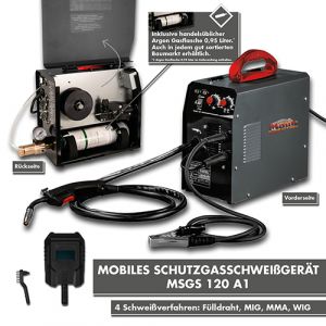 Mauk Mobiles Schutzgasschweigert MSGS 120 mit EU-Stecker und i