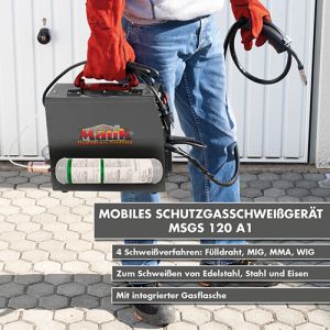 Mauk Mobiles Schutzgasschweigert MSGS 120 mit EU-Stecker und i