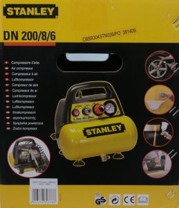 Stanley Druckluft - Kompressor 6 Liter - DN200/8/6