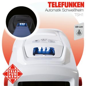 Telefunken Automatik Schweihelm mit Ventilator und LED-Beleucht