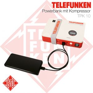 Telefunken Powerbank mit Kompressor TPK 10