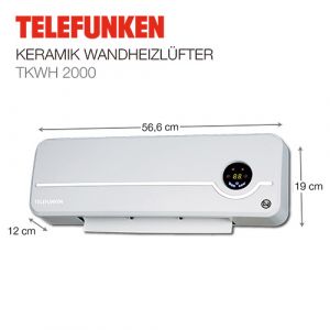 Telefunken Keramik Wandheizlfter TKWH 2000