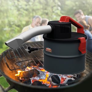 MAUK BBQ & Kamin Aschesauger 600W / 4 Liter mit HEPA-Filter