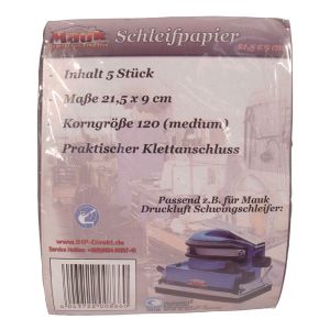 5x Schleifpapier (medium) fr Mauk DL Schwingschleifer