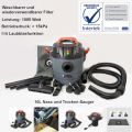 MAUK 10 l Nass-Trockensauger 1000 W  (mit Laubblasfunktion)