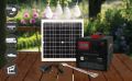 MAUK Solar Power Pack Station Komplett Set  15W 7 Ah 4LED 12V 5V